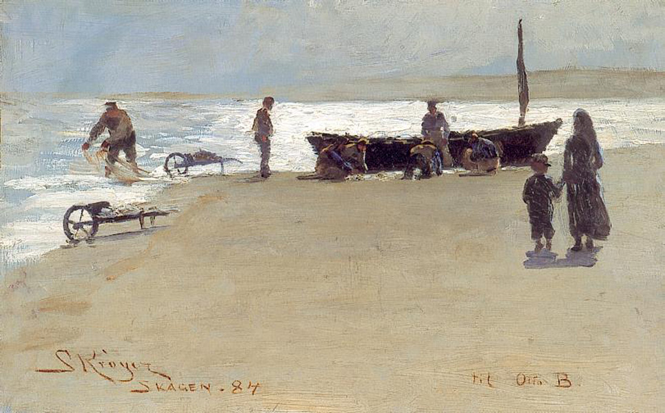 Skagen (1884) - Peder Severin Krøyer Tablo