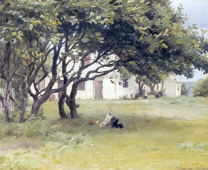 The Artist's House (1893) - Peder Severin Krøyer Tablo