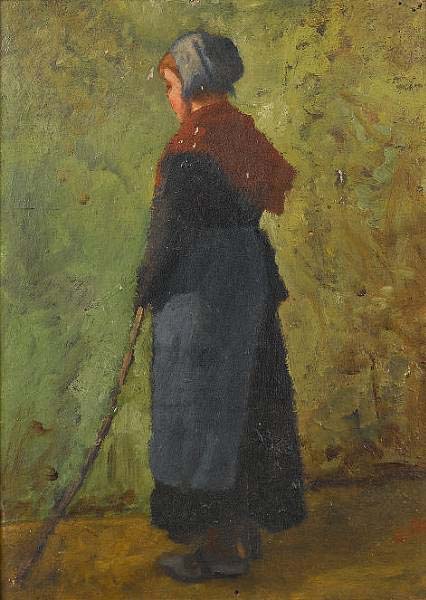 Little shepherd girl - Périclès Pantazis Tablo