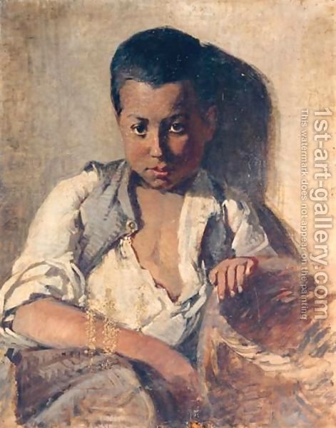 Portrait Of A Boy - Périclès Pantazis Tablo