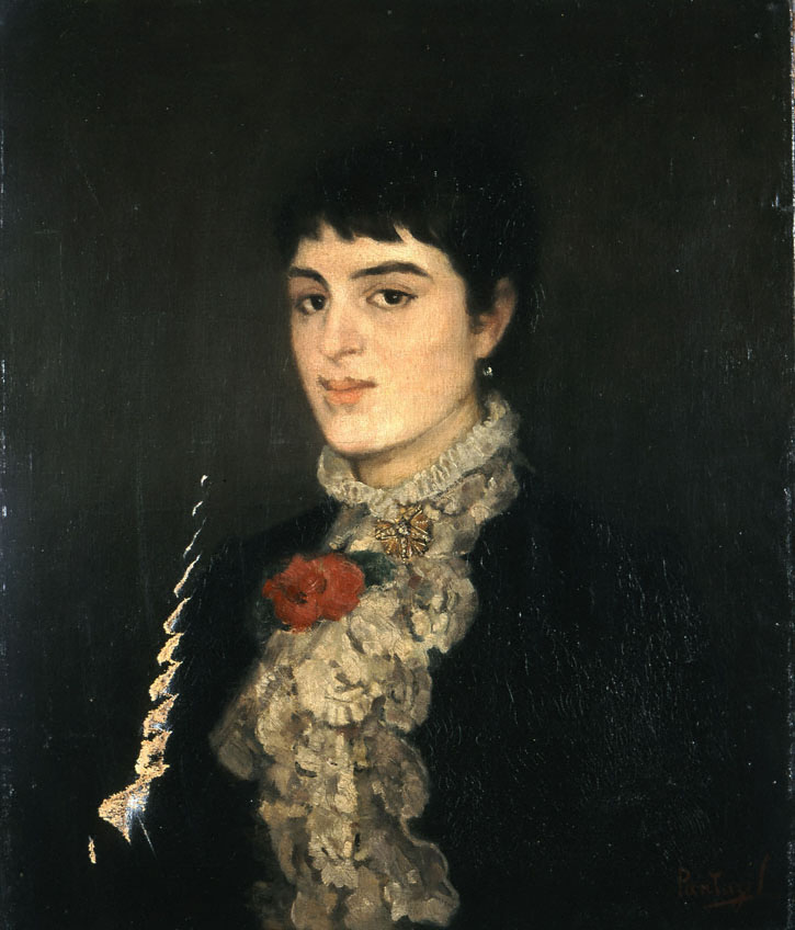 Portrait of Varvogli (1875) - Périclès Pantazis Tablo
