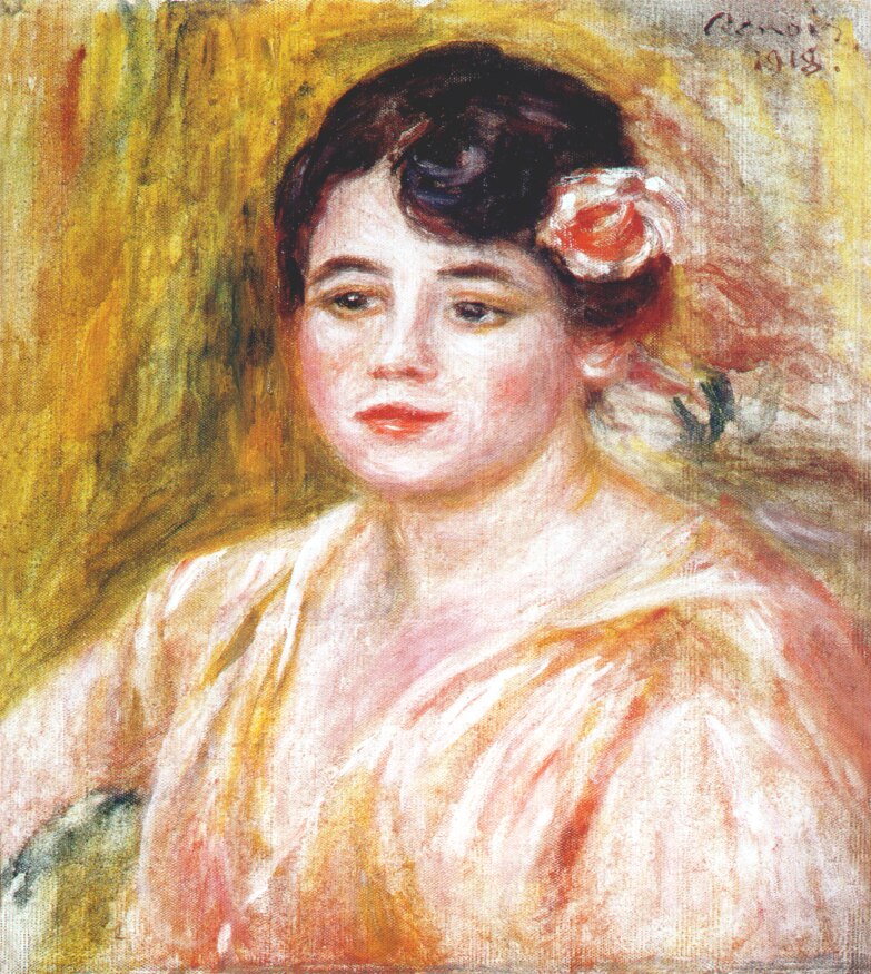 Adele besson (1918) - Pierre-Auguste Renoir Tablo