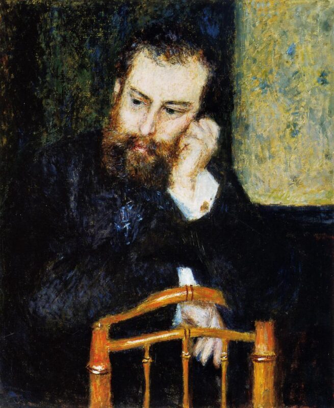 Alfred Sisley (1876) - Pierre-Auguste Renoir Tablo
