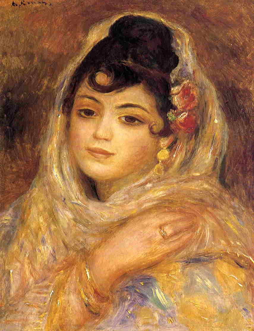 Algerian Woman (1881) – Pierre-Auguste Renoir Tablo