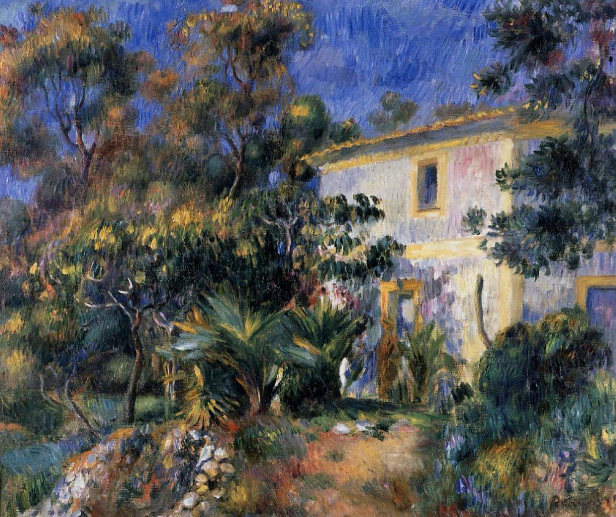 Algiers Landscape (1895) - Pierre-Auguste Renoir Tablo