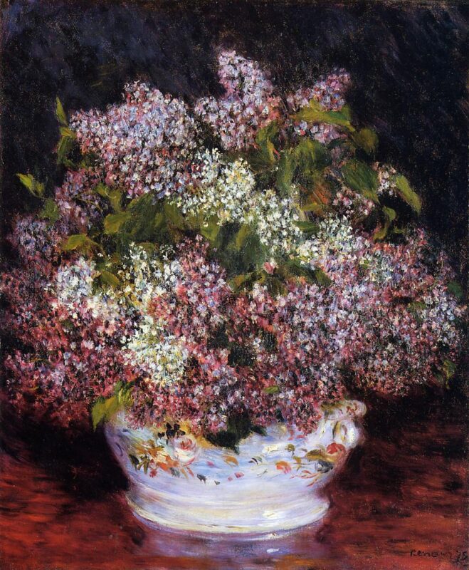 Bouquet of Flowers (1878) - Pierre-Auguste Renoir Tablo