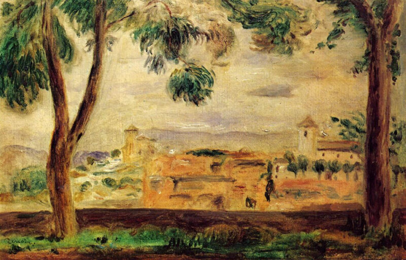 Cagnes - Pierre-Auguste Renoir Tablo