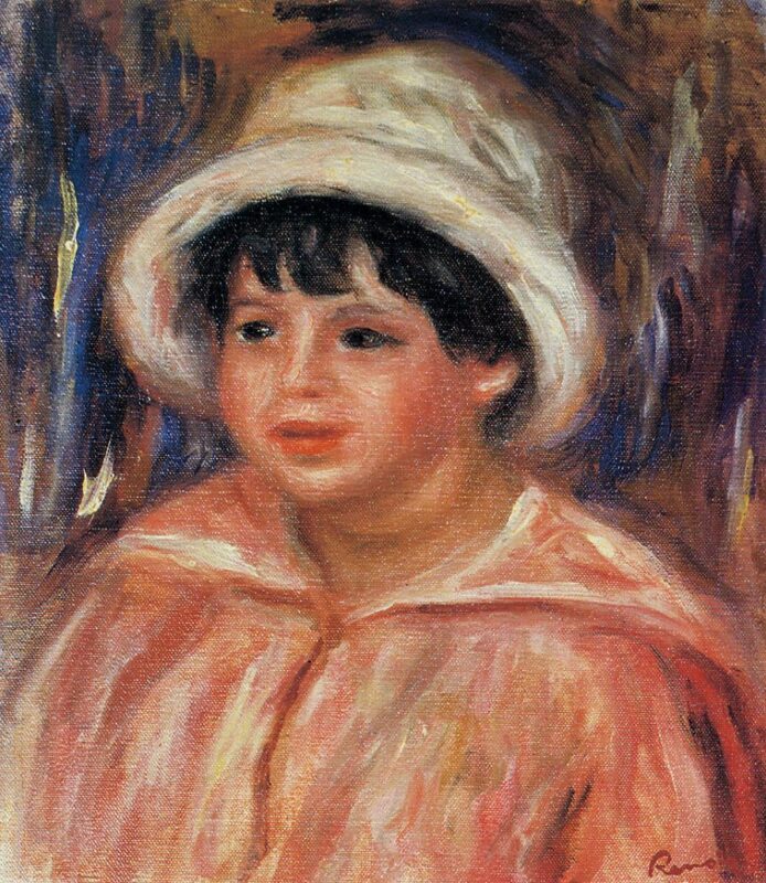 Claude Renoir - Pierre-Auguste Renoir Tablo