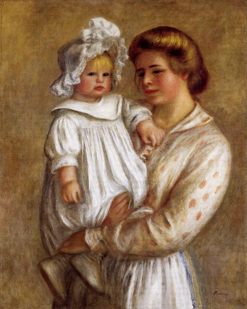 Claude and Renee (Claude) (1903) – Pierre-Auguste Renoir Tablo