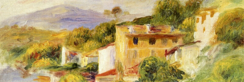 Coastal Landscape (1904) - Pierre-Auguste Renoir Tablo