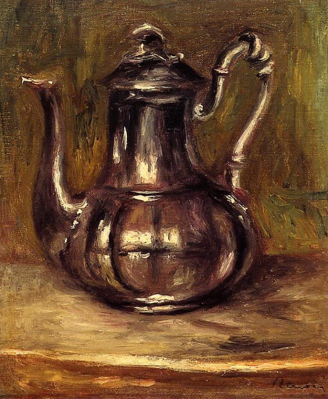 Coffee Pot - Pierre-Auguste Renoir Tablo