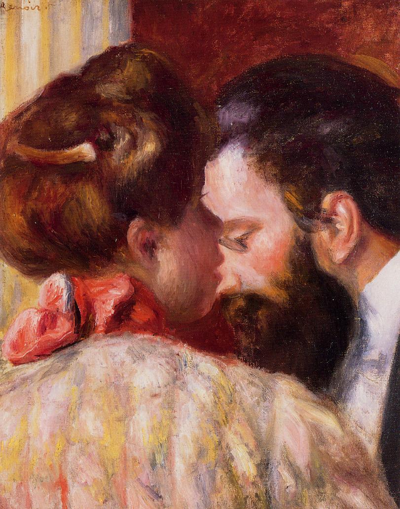Confidence (1897) - Pierre-Auguste Renoir Tablo