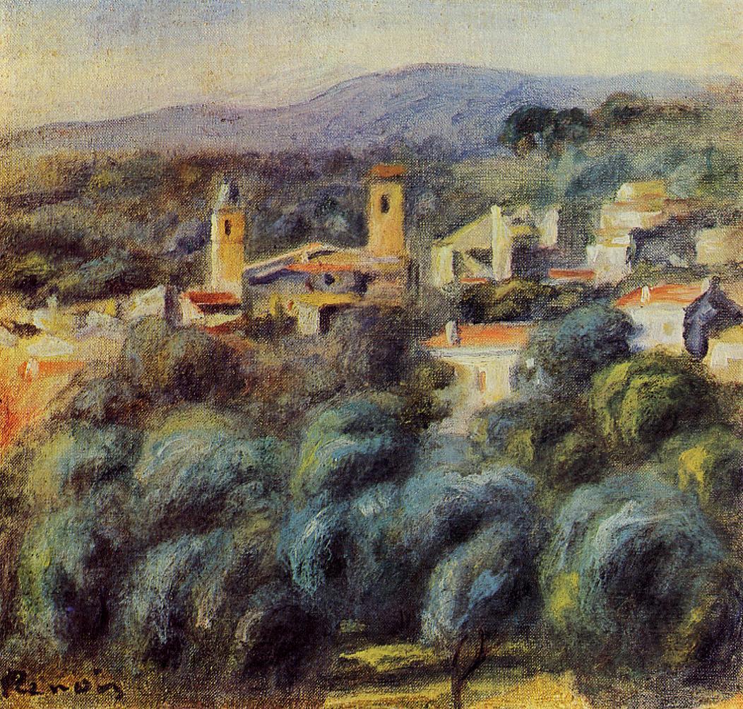 Cros de Cagnes (1905) - Pierre-Auguste Renoir Tablo
