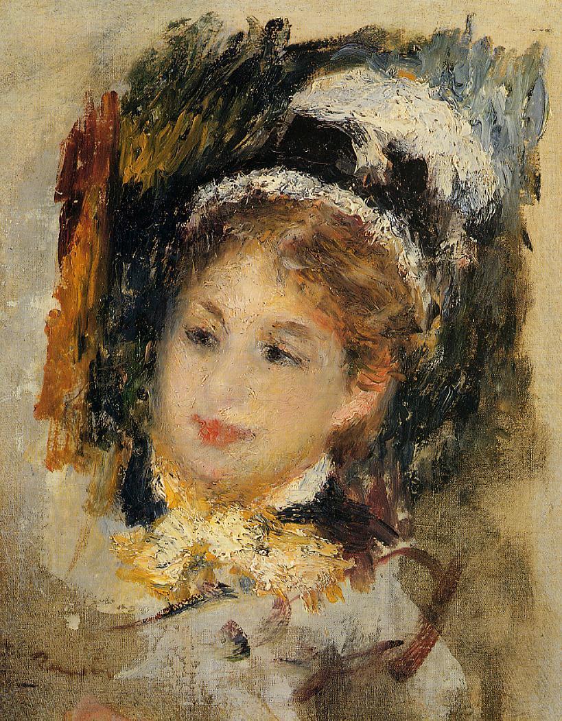 Dame en toilette de Ville (1875) - Pierre-Auguste Renoir Tablo