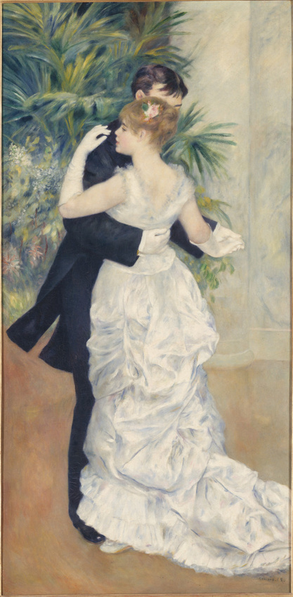 Dance in the City (1883) - Pierre-Auguste Renoir Tablo