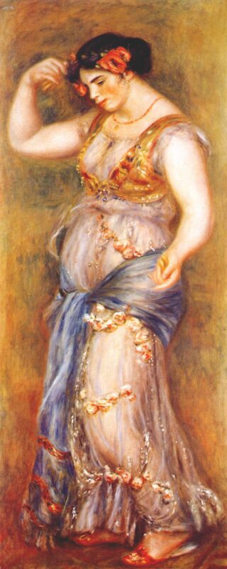 Dancer with Castanets (1909) - Pierre-Auguste Renoir Tablo
