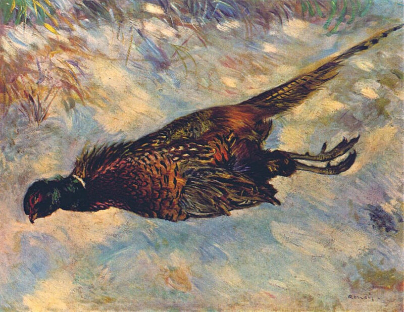 Dead Pheasant in the Snow (1879) – Pierre-Auguste Renoir Tablo