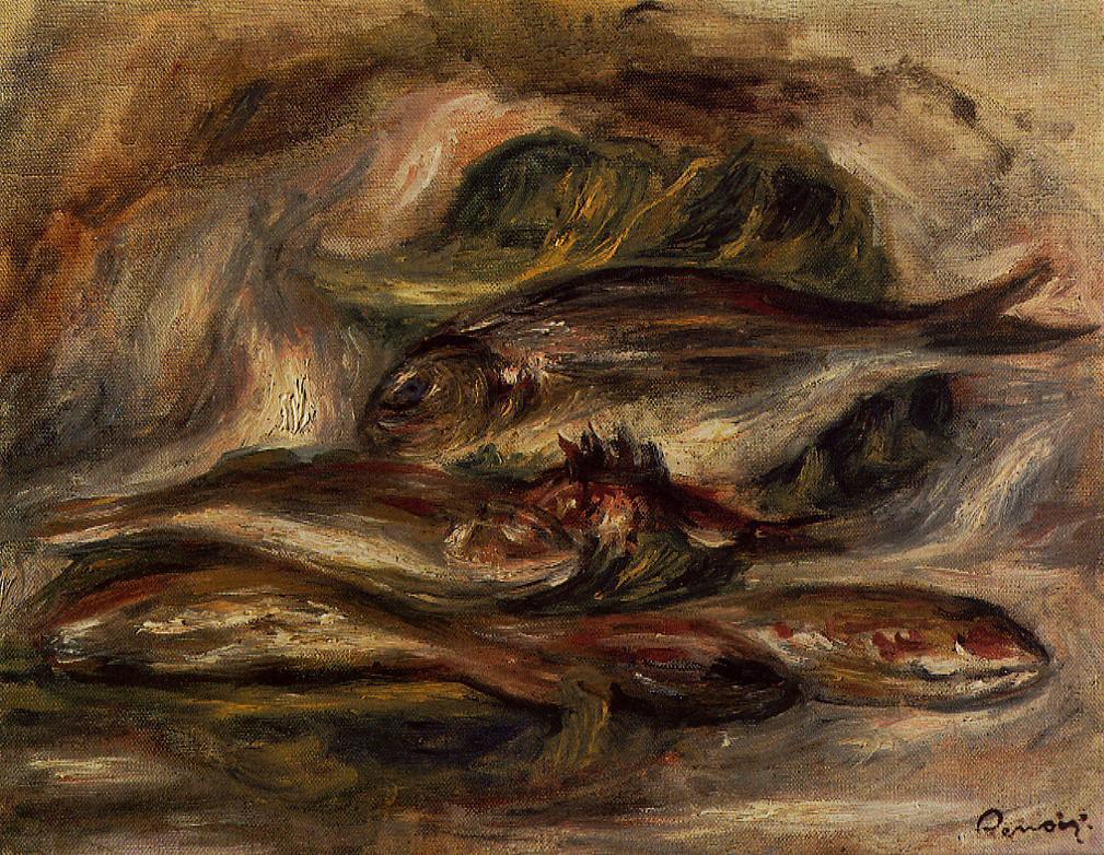 Fish (1919) - Pierre-Auguste Renoir Tablo