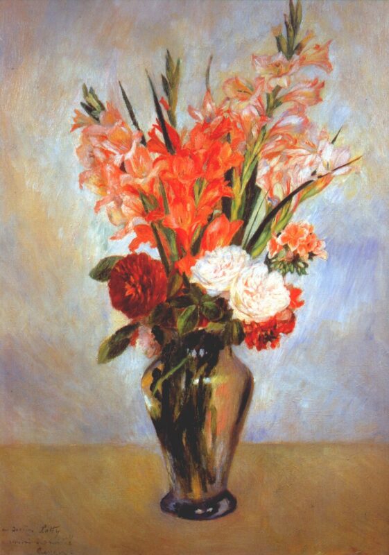 Gladioli (1885) - Pierre-Auguste Renoir Tablo