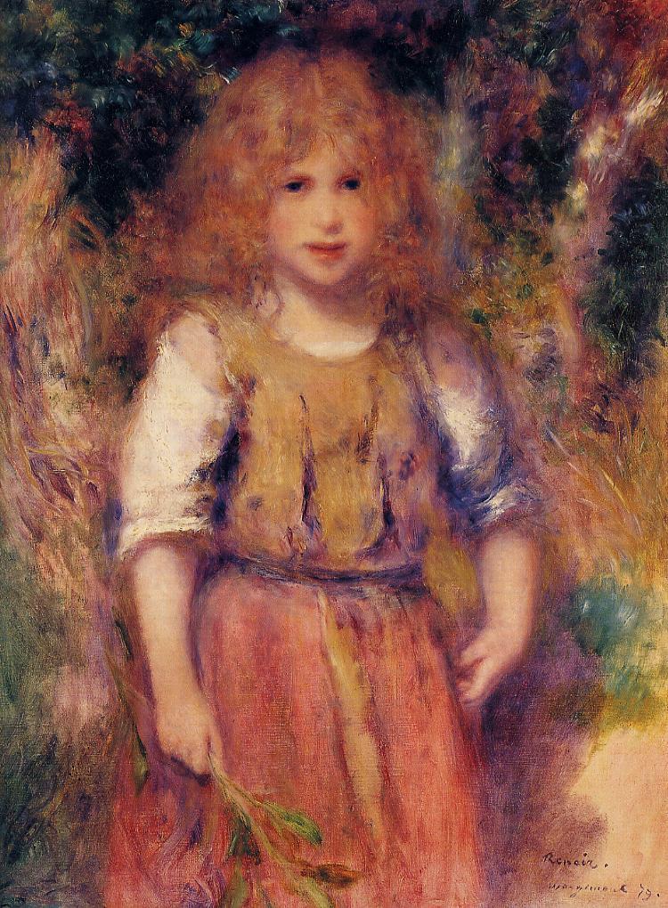 Gypsy Girl (1879) - Pierre-Auguste Renoir Tablo