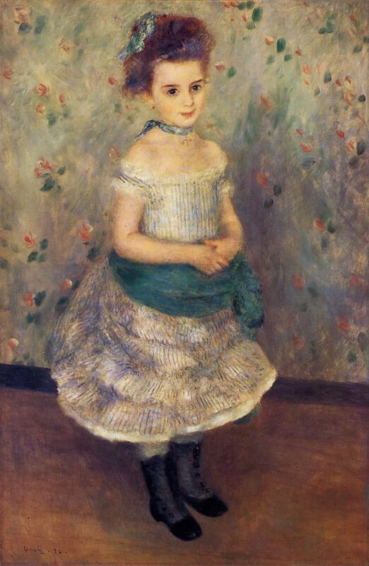 Jeanne Durand Ruel (1876) - Pierre-Auguste Renoir Tablo