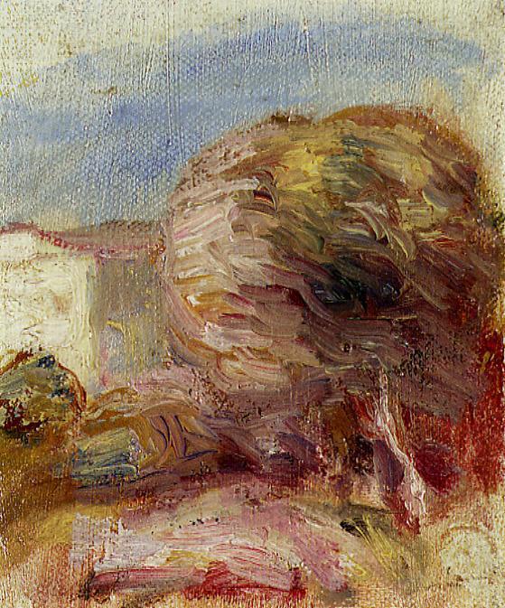 La Poste at Cagnes (1905) – Pierre-Auguste Renoir Tablo