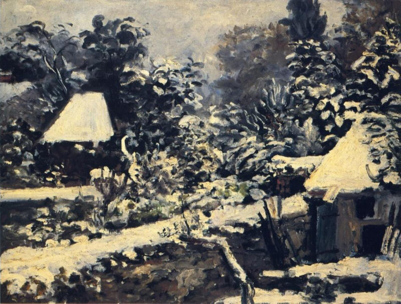 Landscape (1868) - Pierre-Auguste Renoir Tablo