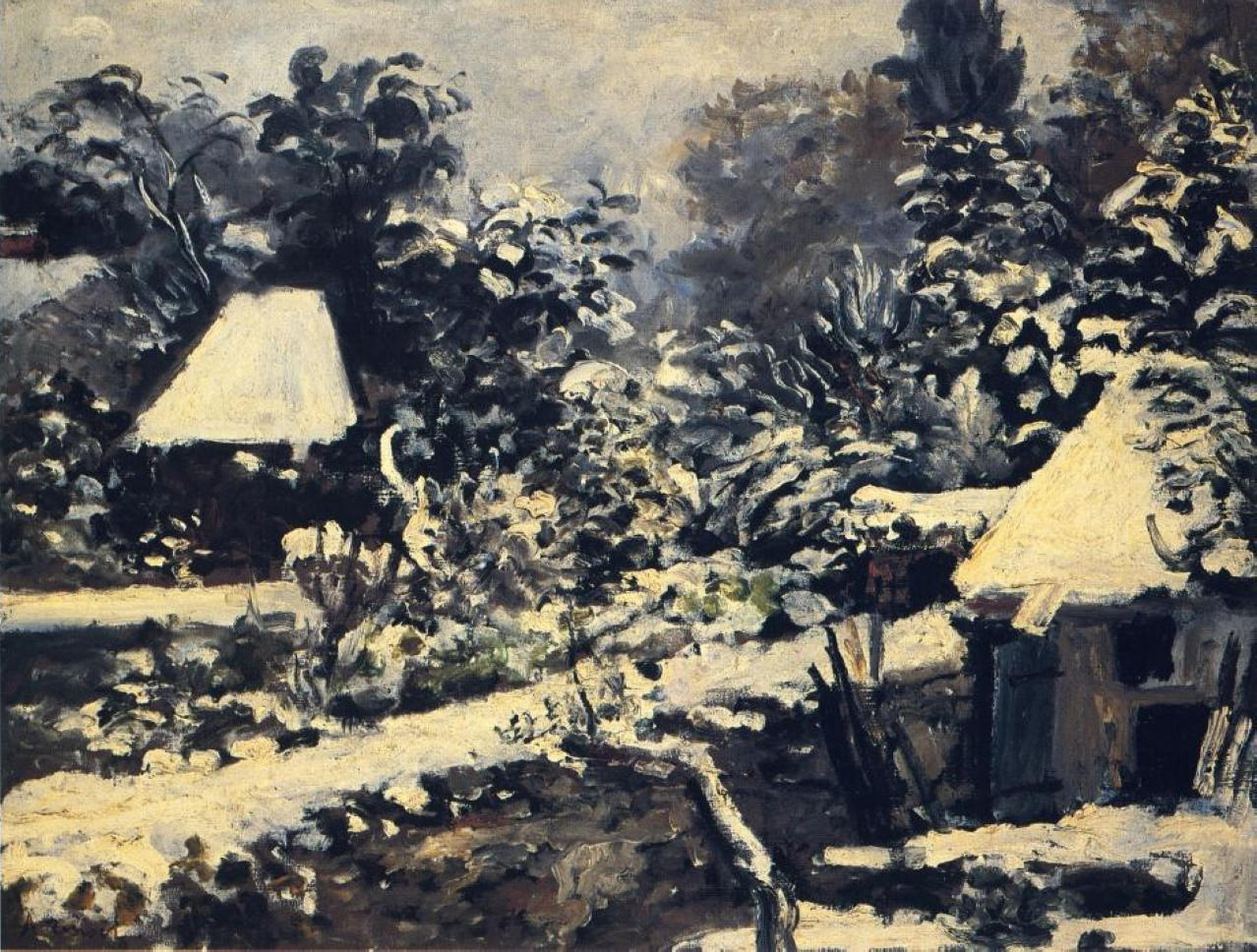 Landscape (1868) - Pierre-Auguste Renoir Tablo