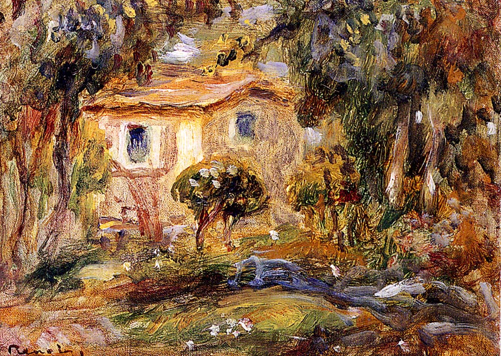 Landscape (1902) - Pierre-Auguste Renoir Tablo