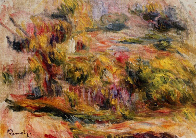 Landscape (1919) – Pierre-Auguste Renoir Tablo