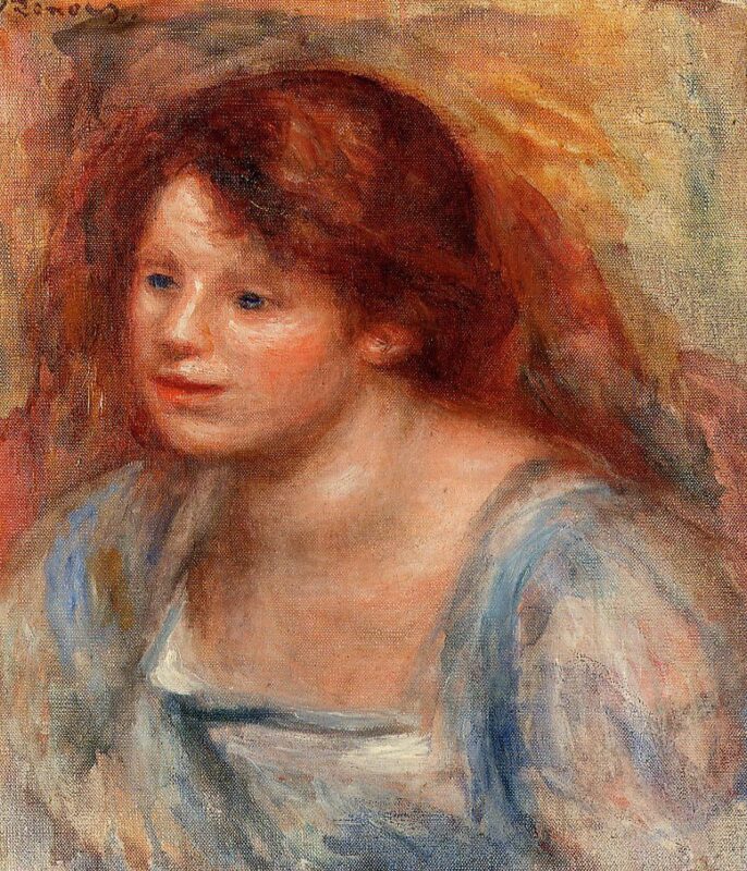 Lucienne (1918) – Pierre-Auguste Renoir Tablo
