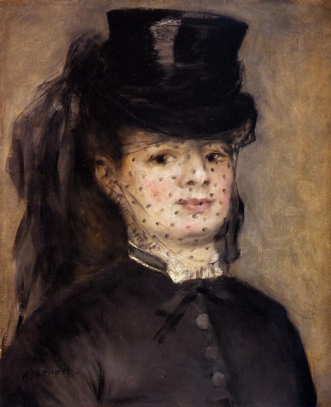 Madame Darras as an Horsewoman (1873) – Pierre-Auguste Renoir Tablo