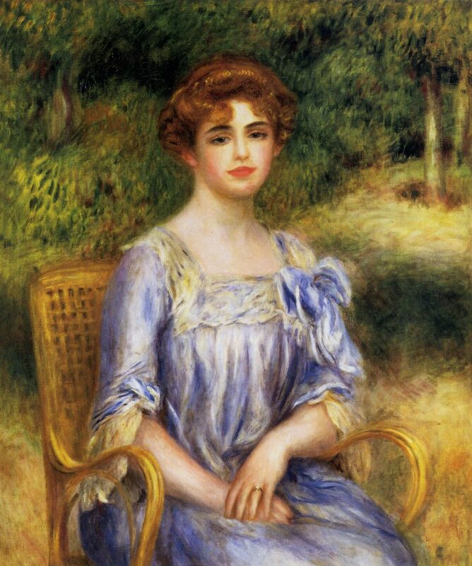 Madame Gaston Bernheim de Villers nee Suzanne Adler (1901) – Pierre-Auguste Renoir Tablo