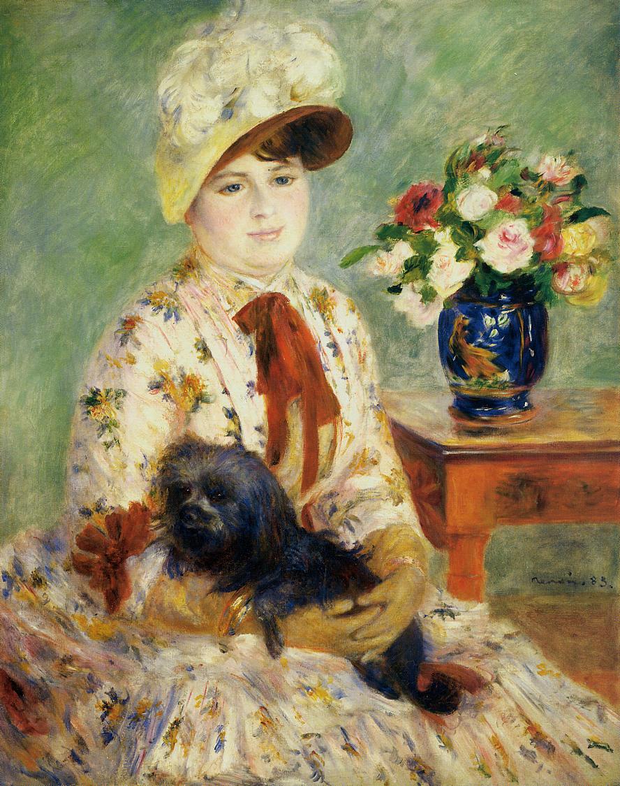 Madame Hagen (1883) - Pierre-Auguste Renoir Tablo