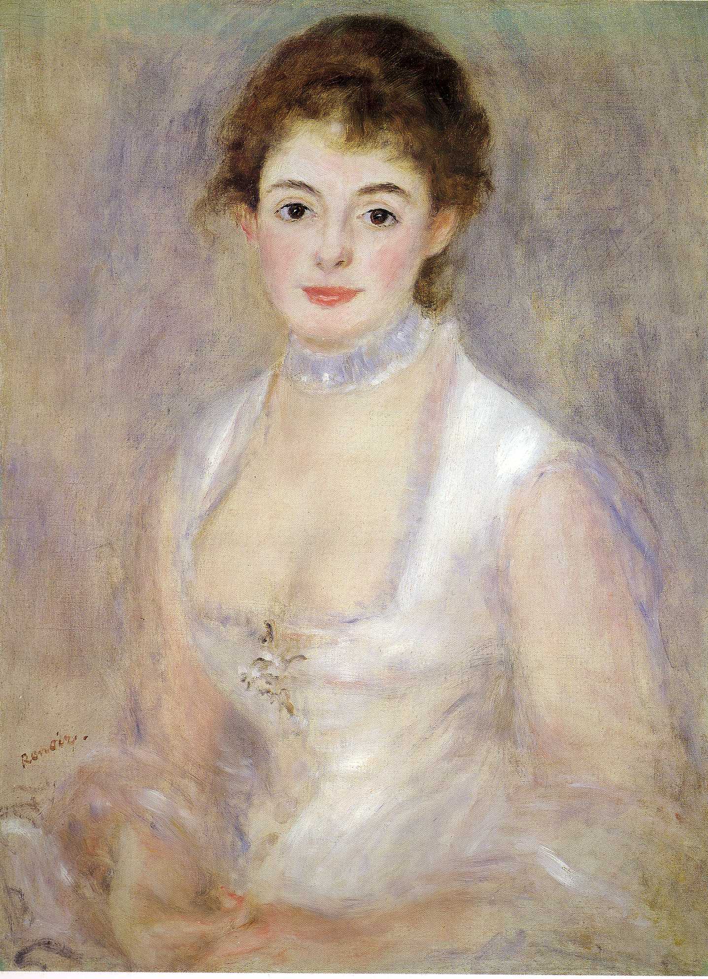 Madame Henriot (1876) - Pierre-Auguste Renoir Tablo