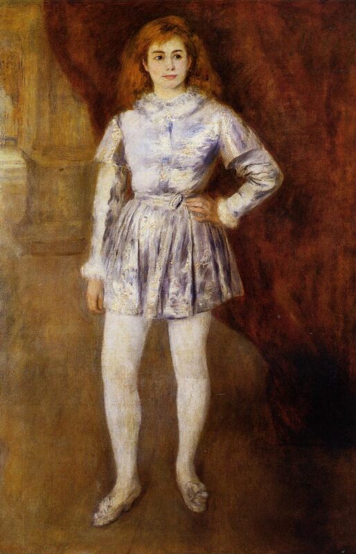 Madame Heriot en travesti (1875) - Pierre-Auguste Renoir Tablo