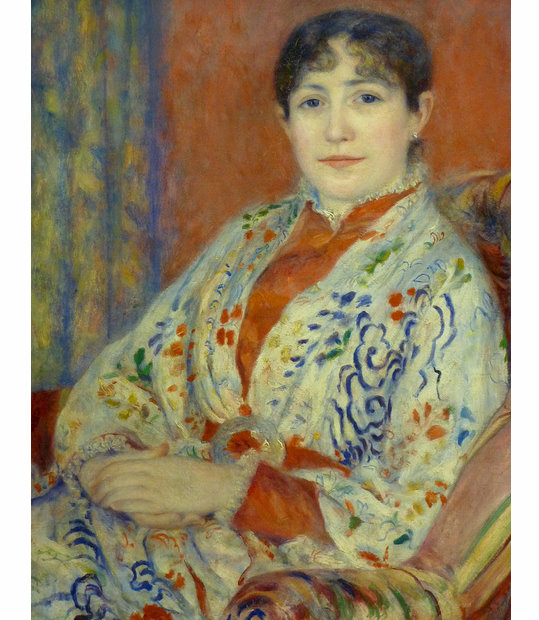 Madame Hériot (1882) - Pierre-Auguste Renoir Tablo