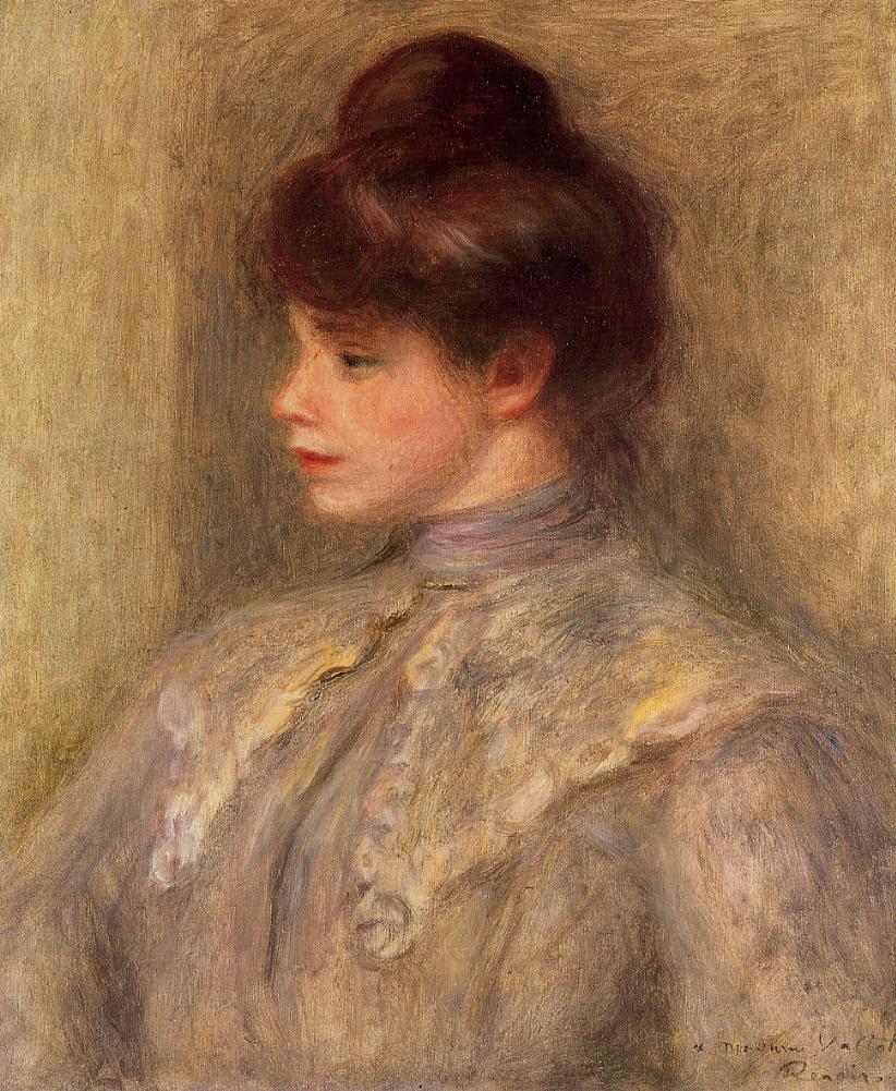 Madame Louis Valtat nee Suzanne Noel (1902) - Pierre-Auguste Renoir Tablo