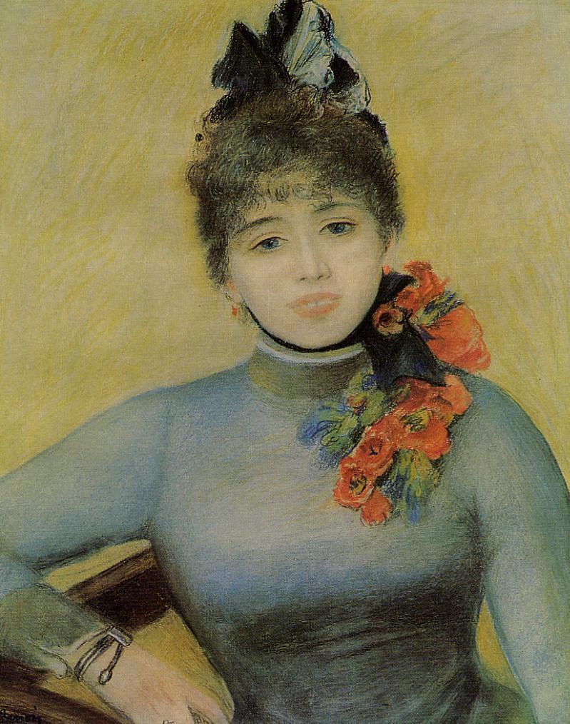 Madame Severine (1885) - Pierre-Auguste Renoir Tablo