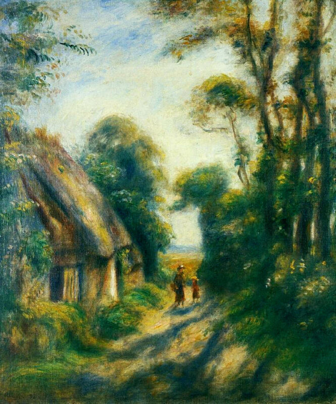 Near Berneval (1898) – Pierre-Auguste Renoir Tablo