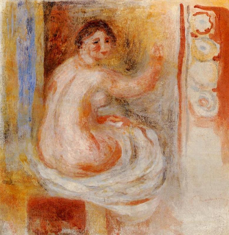 Nude (1900) - Pierre-Auguste Renoir Tablo