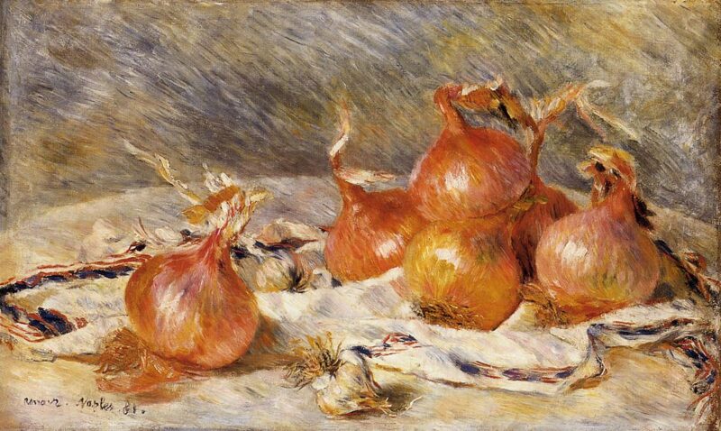 Onions (1881) - Pierre-Auguste Renoir Tablo