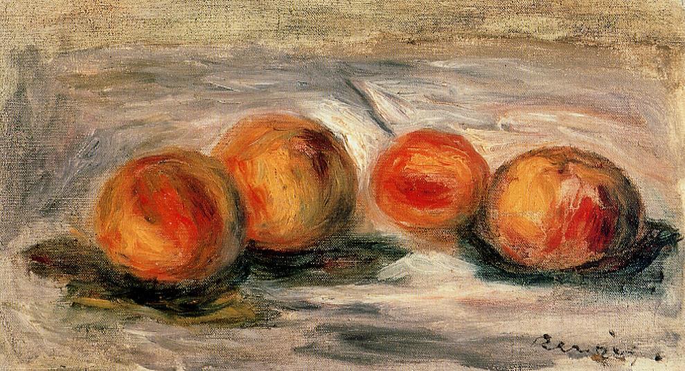 Peaches - Pierre-Auguste Renoir Tablo