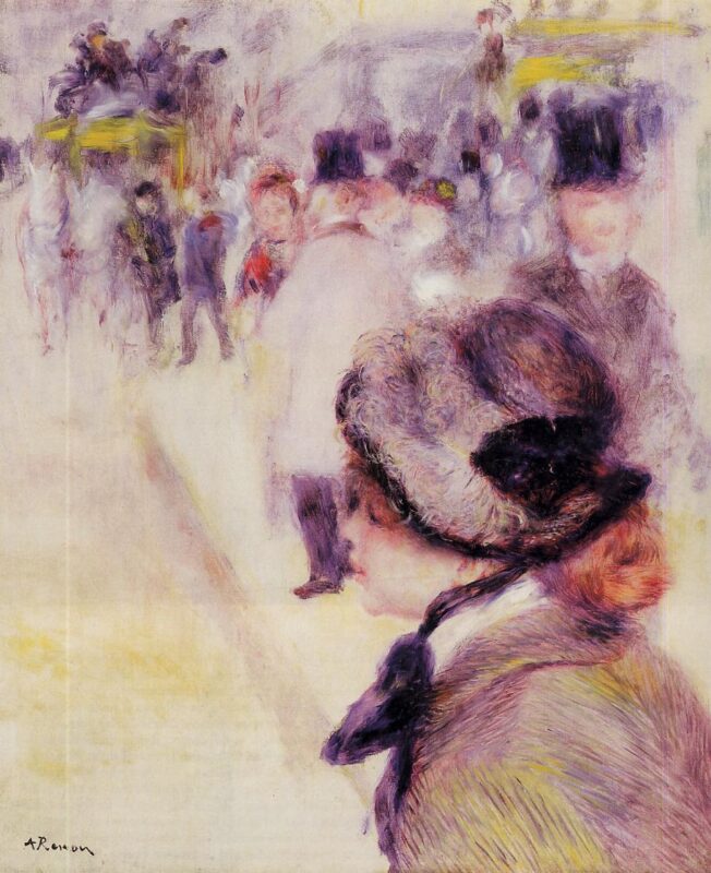 Place Clichy (1880) – Pierre-Auguste Renoir Tablo