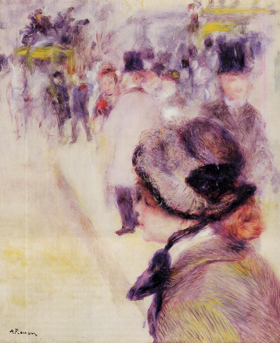 Place Clichy (1880) - Pierre-Auguste Renoir Tablo
