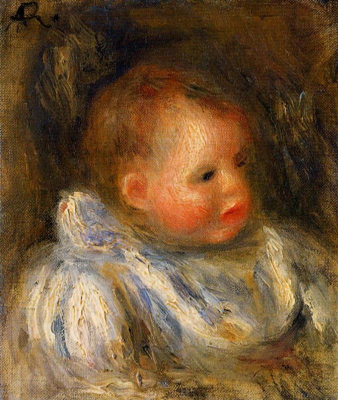 Portrait of Coco (1904) - Pierre-Auguste Renoir Tablo