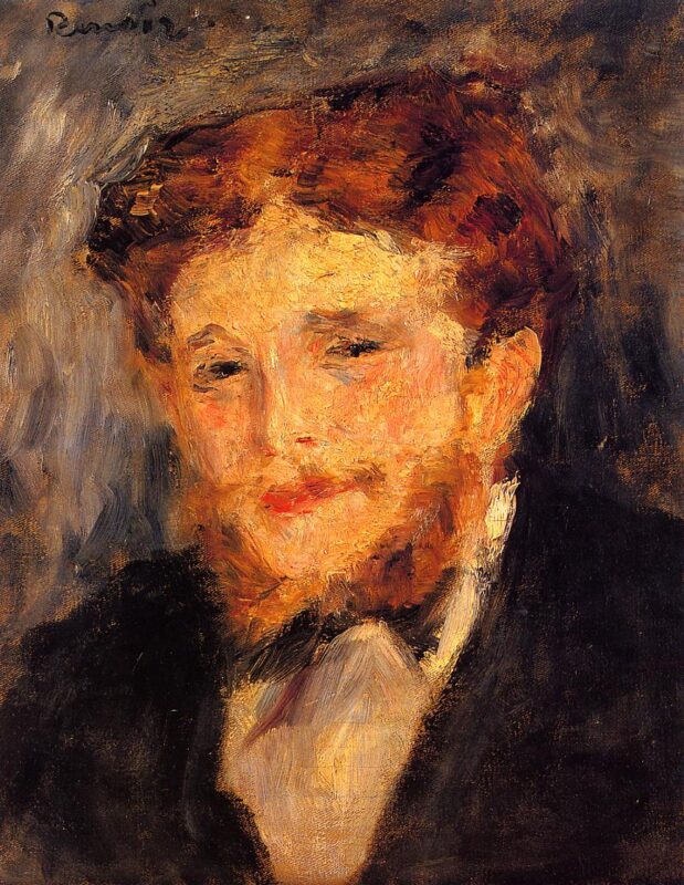 Portrait of Eugene Pierre Lestringuez (1878) - Pierre-Auguste Renoir Tablo