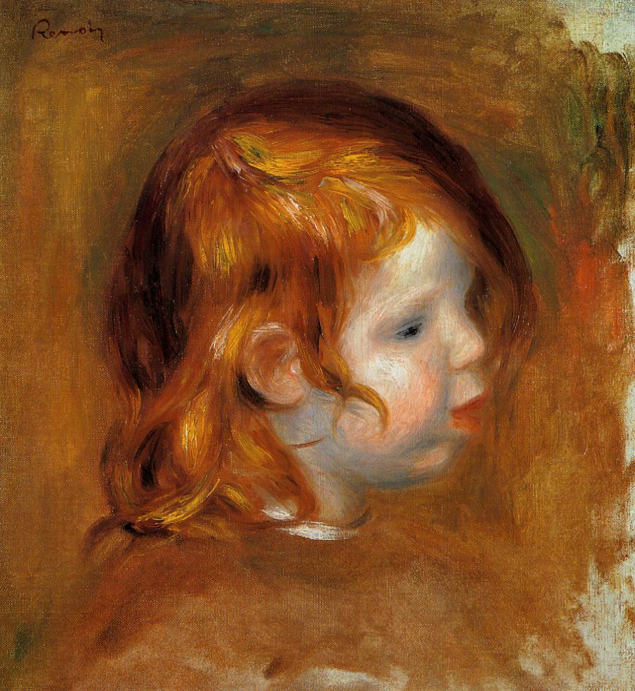 Portrait of Jean (1896) - Pierre-Auguste Renoir Tablo