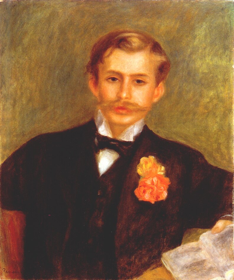 Portrait of Monsieur Germain (1900) - Pierre-Auguste Renoir Tablo