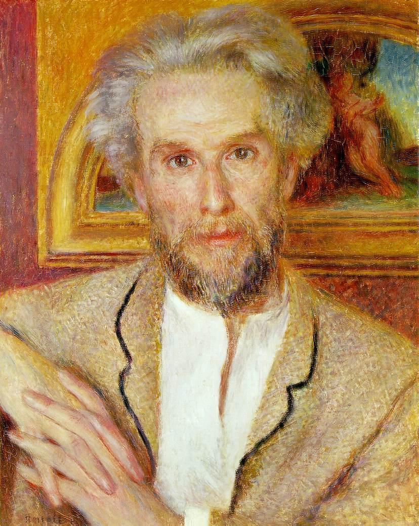 Portrait of Victor Chocquet (1875) - Pierre-Auguste Renoir Tablo